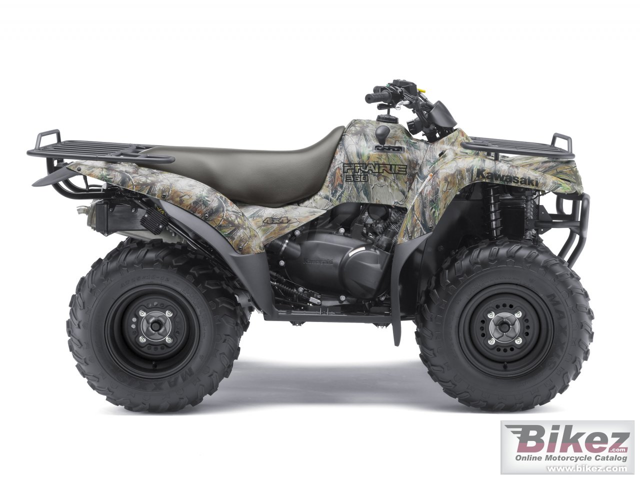 Big Kawasaki prairie 360 4x4 realtree apg hd picture and wallpaper from Bikez.com